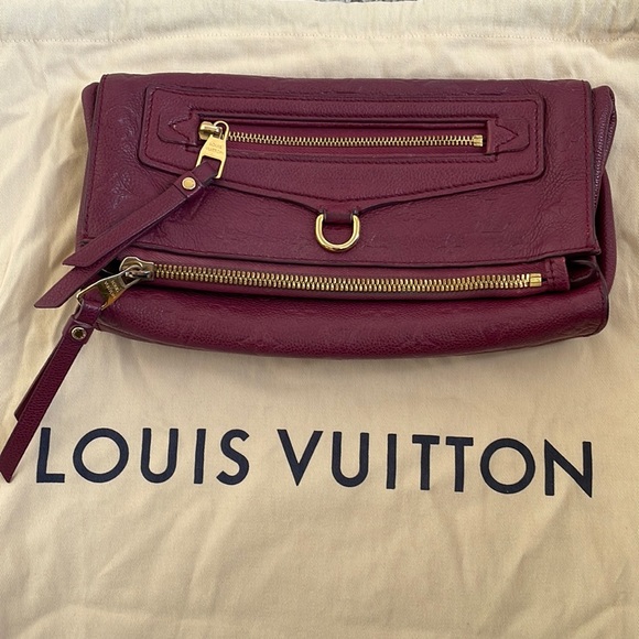 Louis Vuitton empreinte leather petillante clutch - Picture 1 of 6